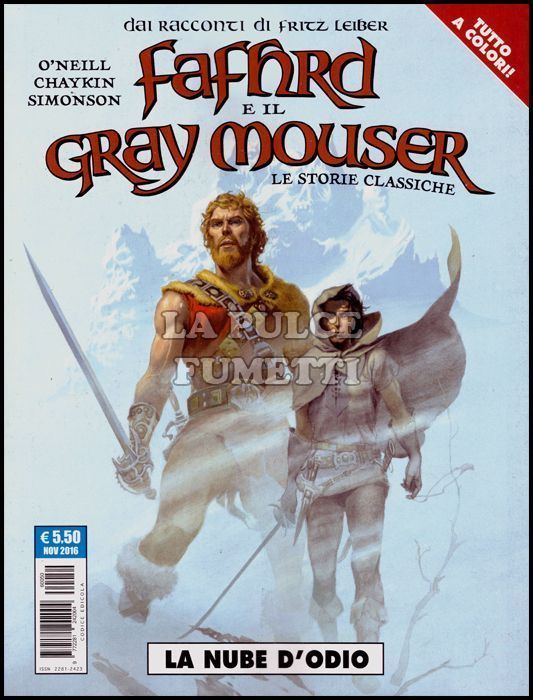 COSMO SERIE BLU #    50 - FAFHRD E IL GRAY MOUSER - LE STORIE CLASSICHE: LA NUBE D'ODIO